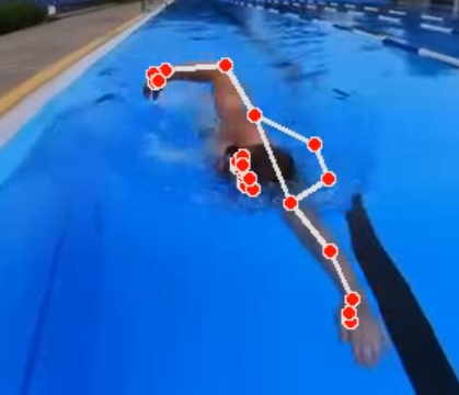 AI-powered swim analysis sample